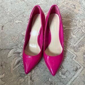 Le Chateau Pink Heels Sleek Patent Stiletto